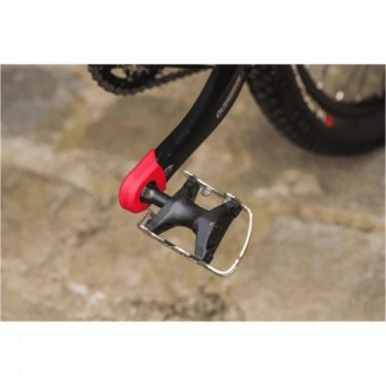 Crank Armor Pedalprotektoren Rot aus Thermoplastik für Sram und Shimano - 2