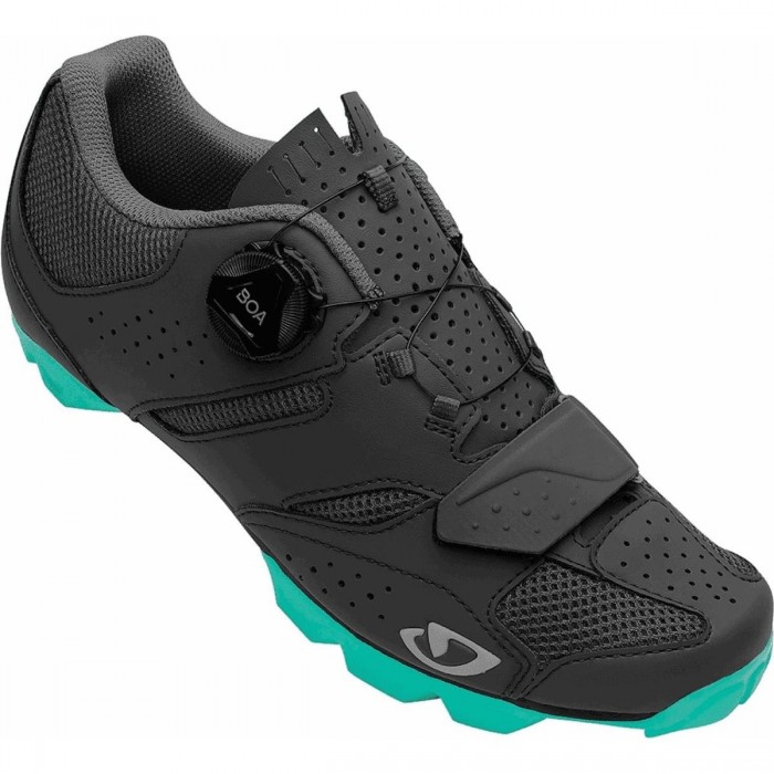 Chaussures MTB Cylinder II W Giro Gris Foncé avec Fermeture Boa, Taille 37 - 1