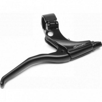 Black Aluminum 3-Finger V-Brake Brake Levers with Openable Clamp - 1