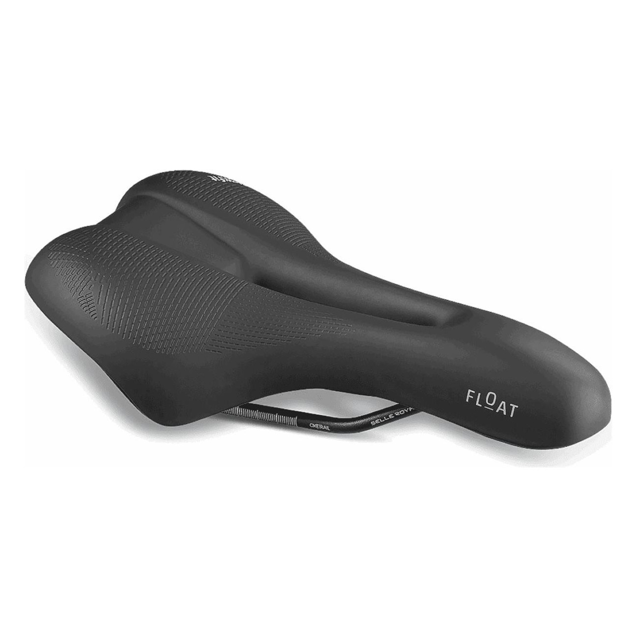 Sella Float Athletic Unisex Nero per Strada e Trekking 267x161 mm - Comfort e Sollievo Perineale - 2 - Selle - 8021890575593