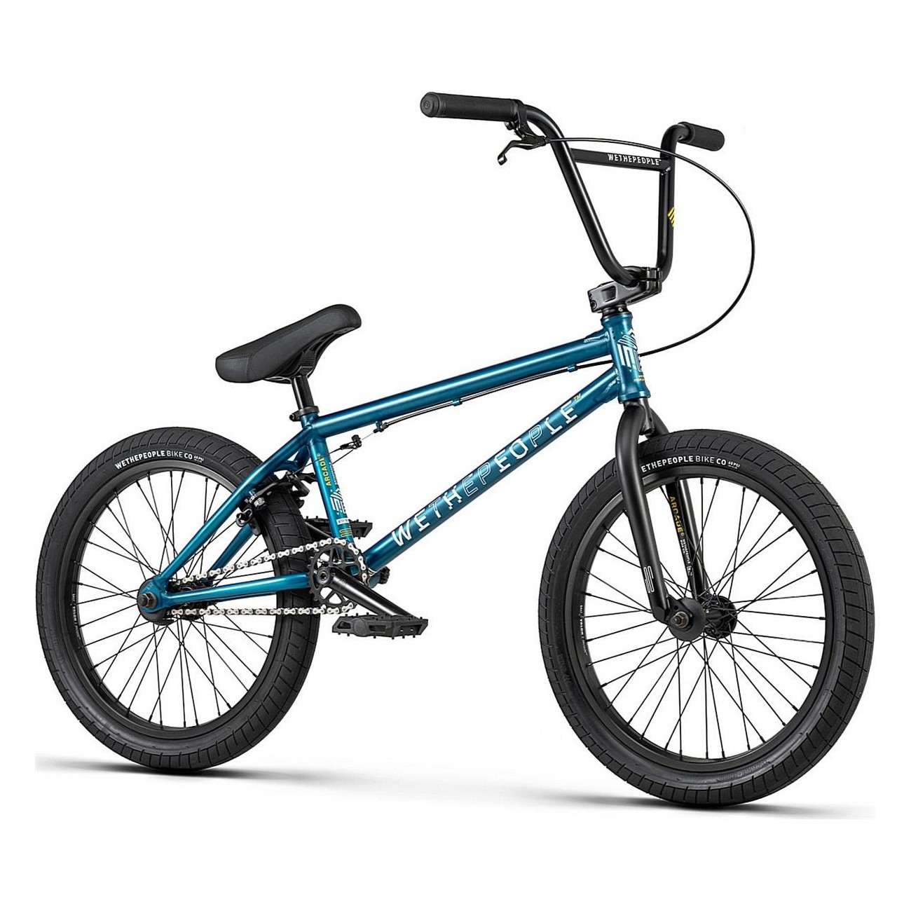 Wethepeople Arcade Short Trans Turquoise 20.5' TT BMX Bike - Sturdy Frame & Stylish Design - 1