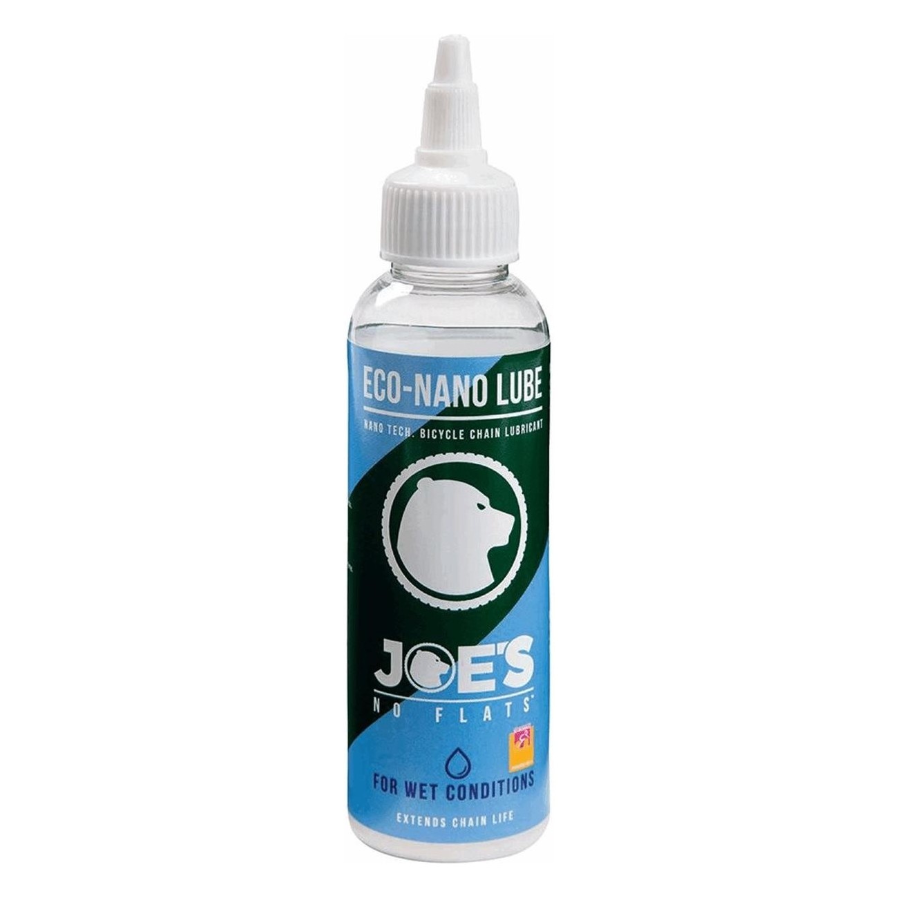 Lubricante Eco Nano Lube 60ml con PTFE para Cadena Wet, Resistente al Agua - 1