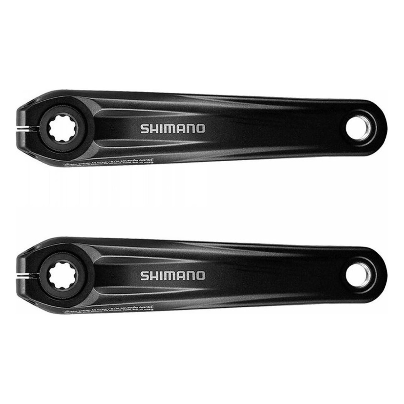 Coppia Pedivelle Shimano Steps FC-E8000 175mm per E-Bike, Nero - 1 - Pedivelle - 4550170522162