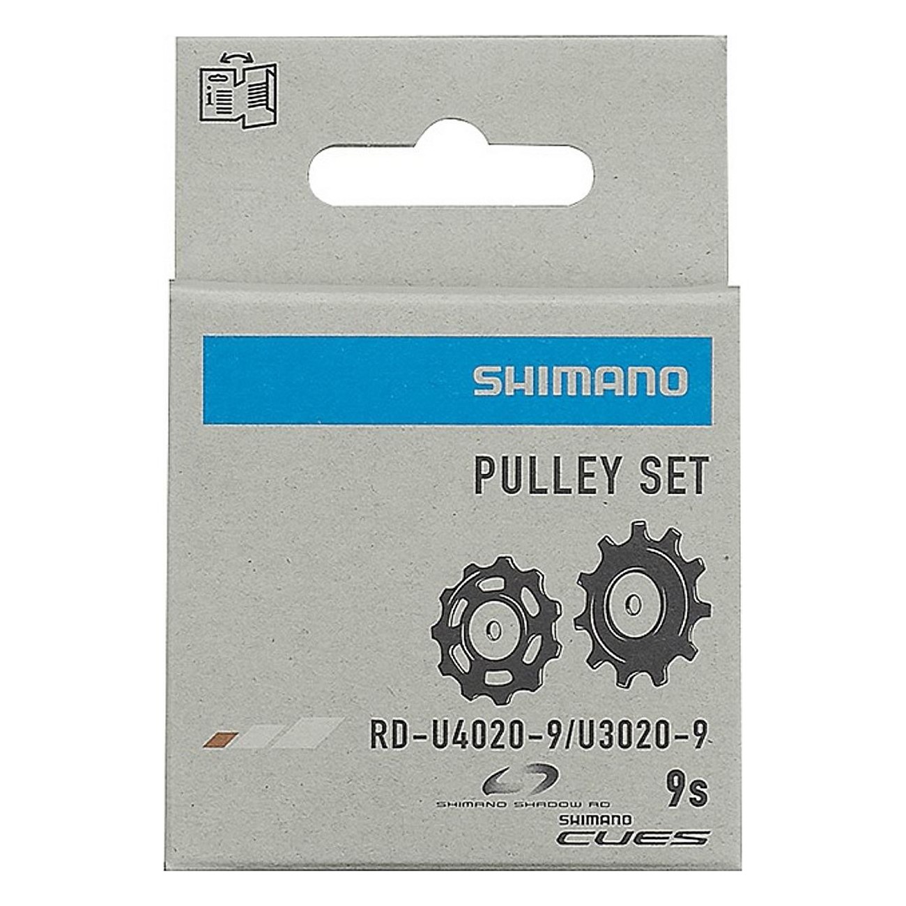 Kit de Poleas de Cambio Shimano RD-U4020/U3020 para CUES 9 Velocidades - 2