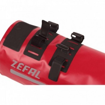 Bolsa de Manillar Zefal Z Adventure Aero 8L Impermeable Roja para Aerobar - 1