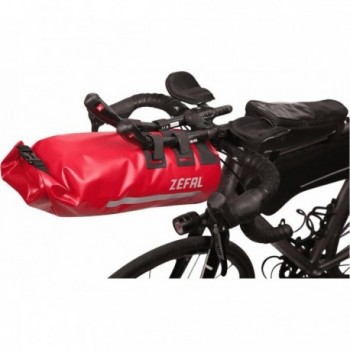 Bolsa de Manillar Zefal Z Adventure Aero 8L Impermeable Roja para Aerobar - 2