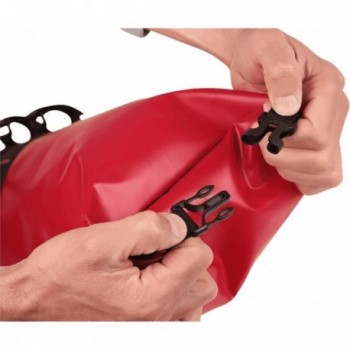 Sac de guidon Zefal Z Adventure Aero 8L Imperméable Rouge pour Aerobar, Bikepacking et Ultracycling - 5