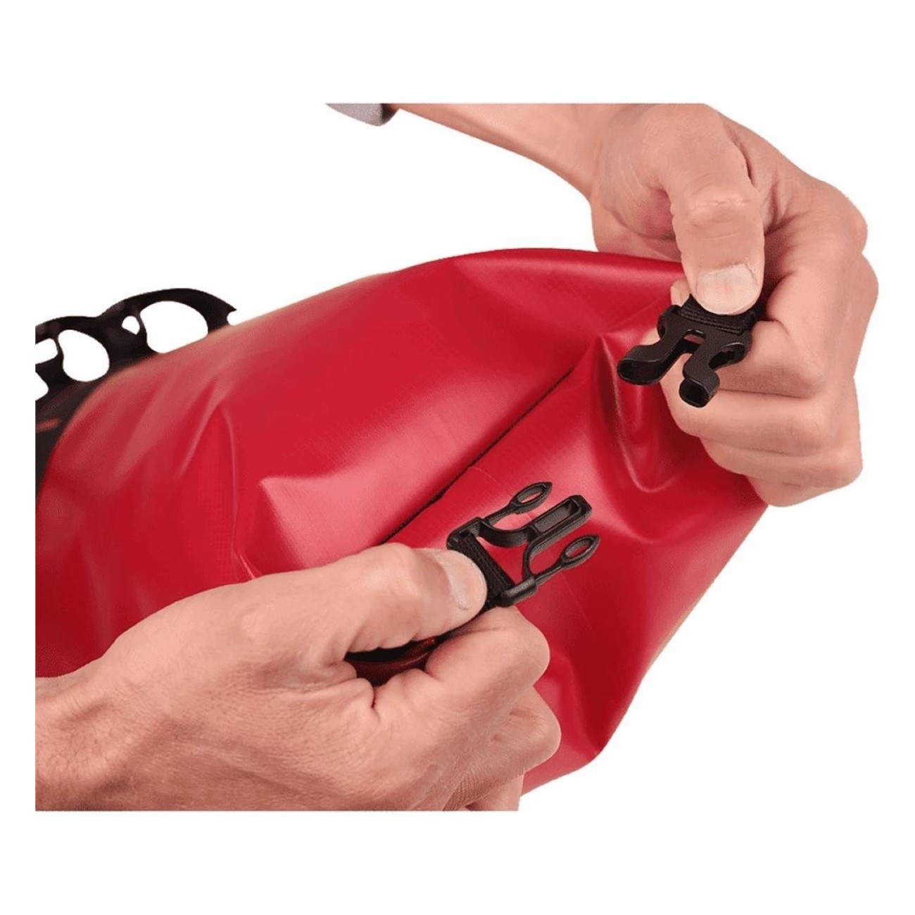 Sac de guidon Zefal Z Adventure Aero 8L Imperméable Rouge pour Aerobar, Bikepacking et Ultracycling - 5