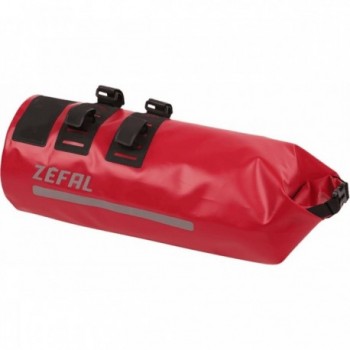 Bolsa de Manillar Zefal Z Adventure Aero 8L Impermeable Roja para Aerobar - 7