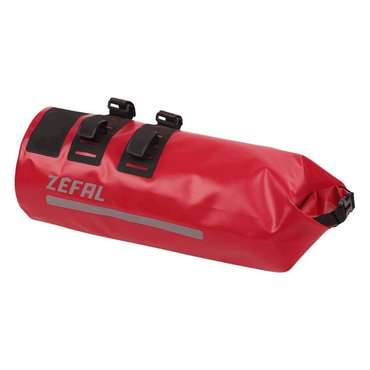 Bolsa de Manillar Zefal Z Adventure Aero 8L Impermeable Roja para Aerobar - 7