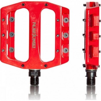 Pedales Demolition Trooper 9/16' de Aluminio CNC Rojo - Rendimiento y Durabilidad - 1