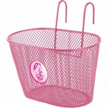 Pink Wire Basket for Kids - Size 24x15x14.5 cm - 1