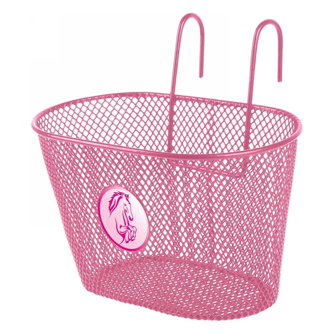 Pink Wire Basket for Kids - Size 24x15x14.5 cm - 1