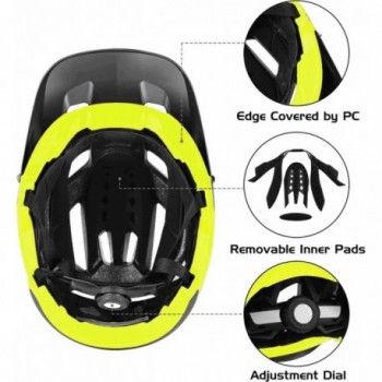 B•RACE STONE II In-Mold Helmet Black/Lime Size L/XL (58-62 cm) - Safety & Comfort - 3