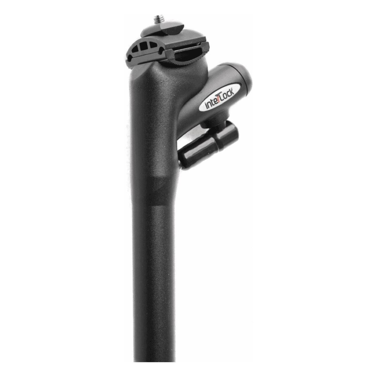 Interlock Seatpost 27.2mm 300mm Black Aluminum with Built-in Lock - 1