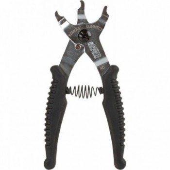 Super B TB-3323 2-in-1 Chain Pliers, Black and Silver, Comfortable Grip - 1