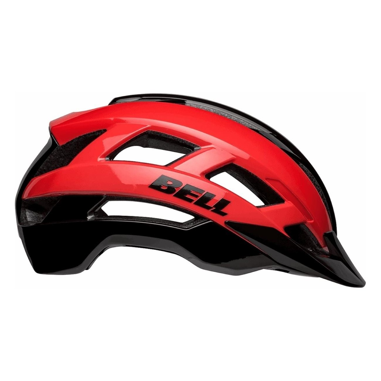 Casco Falcon XRV MIPS Rosso/Nero con Protezione MIPS e Luce LED, Taglia M (58-62 cm) - 2 - Caschi - 0196178155496