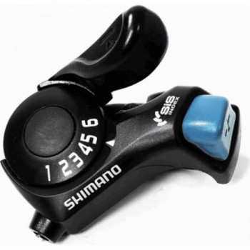 Palanca de Cambio Derecha Shimano Tourney SL-TX30 6V para MTB con Comando Plus - 1