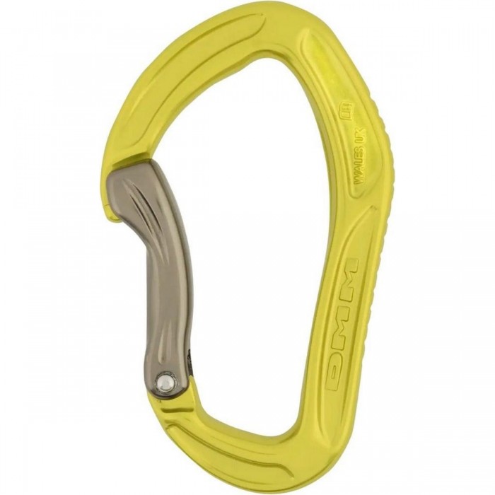 Alpha Sport Carabiner for Climbing - Lime, Curved Gate, 46g, Ergonomic - 1