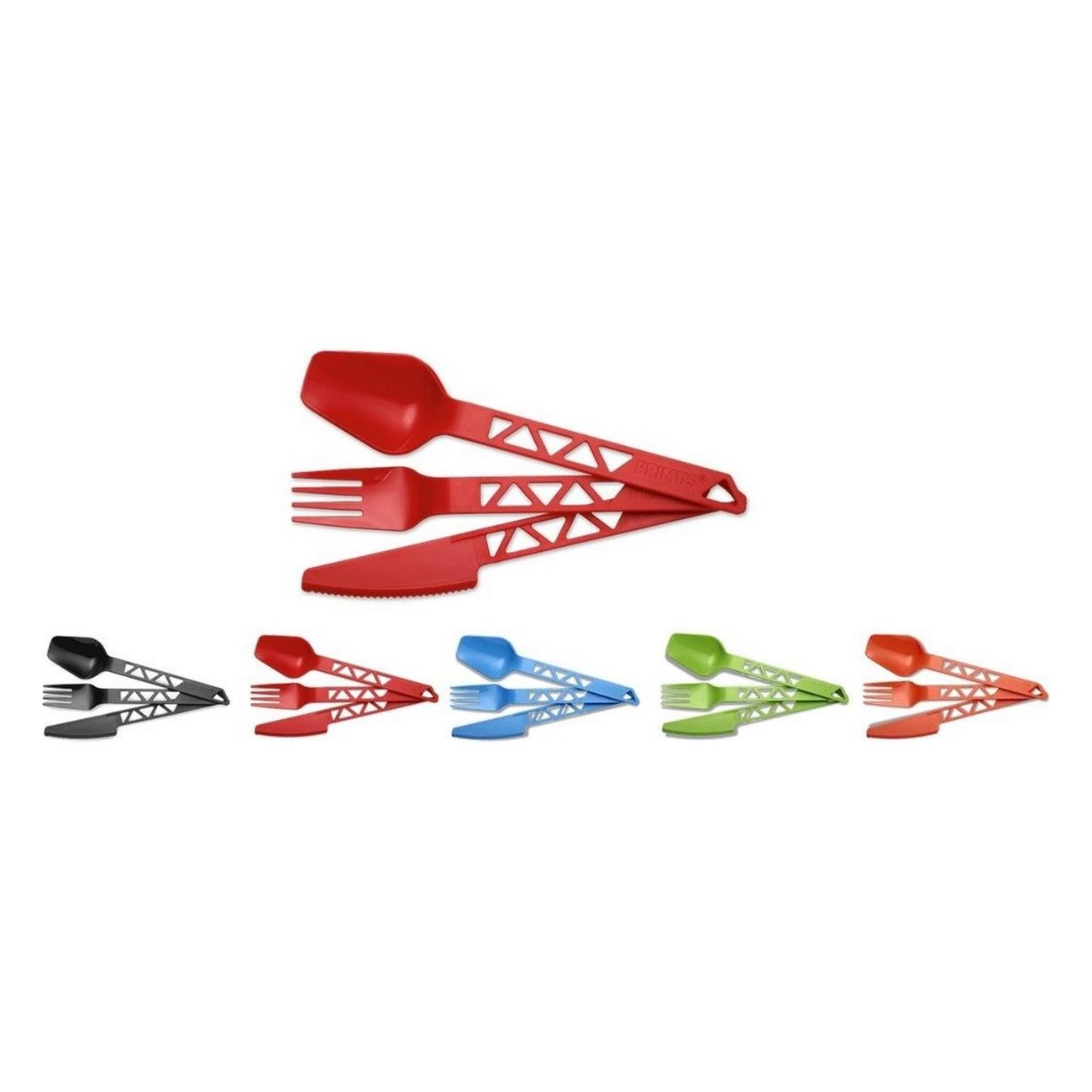 Set de Couverts Ultra-Léger Trailcutlery Tritan® pour Randonnée - Bleu - 2