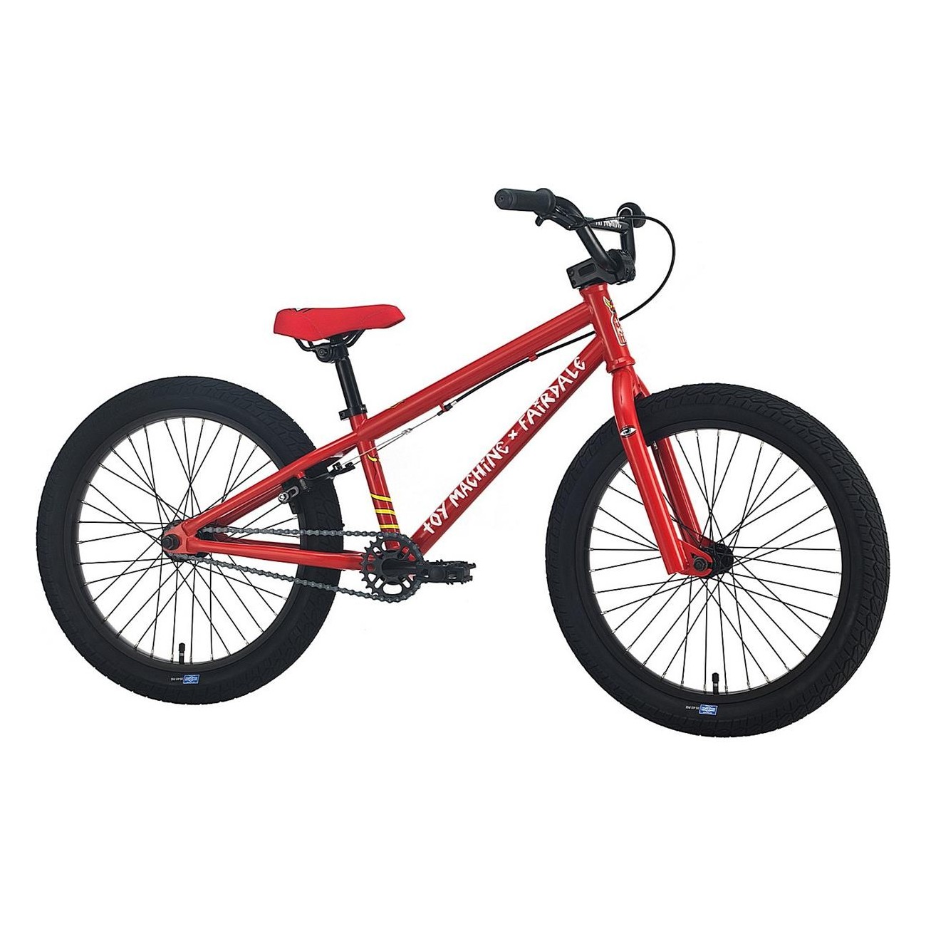 Bicicleta Juguete Fairdale Macaroni 20' Rojo Brillante - Diseño Atractivo - 1