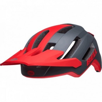 4Forty Air MIPS Helmet Gray/Red Size M (52-56 cm) - Ideal for Trail Riding - 1