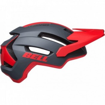 4Forty Air MIPS Helmet Gray/Red Size M (52-56 cm) - Ideal for Trail Riding - 4