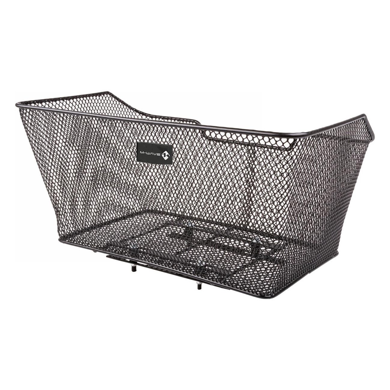 Panier Arrière en Acier Noir M-Wave XXL pour Porte-Bagages 27,5x48,5x23/15 cm - 3