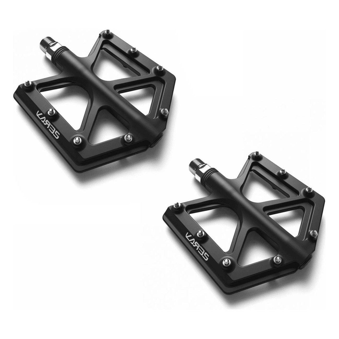 Zeray ZP-D213 Carbon Flat Pedals for Offroad, Black, 109.8x100mm, 235.6g - 1