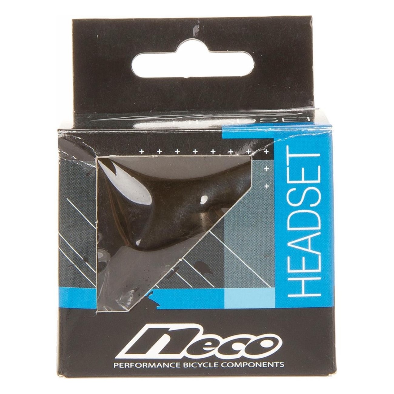 Neco Semi-Integrated Headset 1.1/8' in Black Aluminum/Steel - 28.6/44.0/30.0 mm - 3