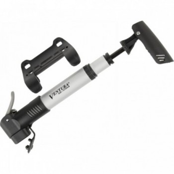 Ventura Mini Telescopic Pump in Aluminum with Dual Universal Head - 1