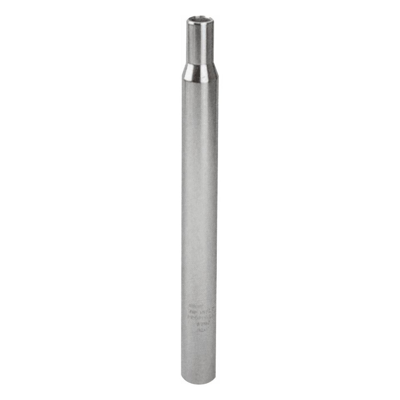 MVTEK 27.2mm x 300mm Straight Seatpost in Silver Steel, 0mm Offset - 1