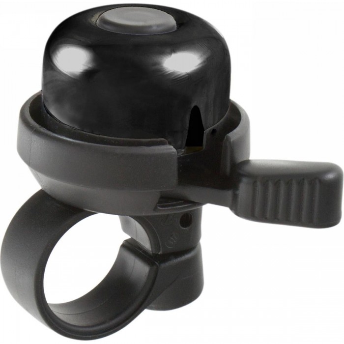 Cloche Ding-Dong Mini en Laiton Noir pour Guidon 22,2 mm M-WAVE - 1