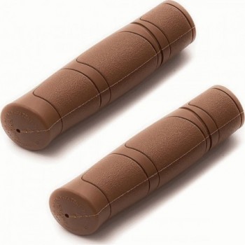 Progrip 942 MTB Grips Brown Soft PVC - 120mm ø22mm - 1