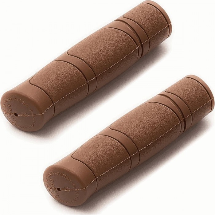 Poignées MTB Progrip 942 Marron en PVC Souple - 120mm ø22mm - 1