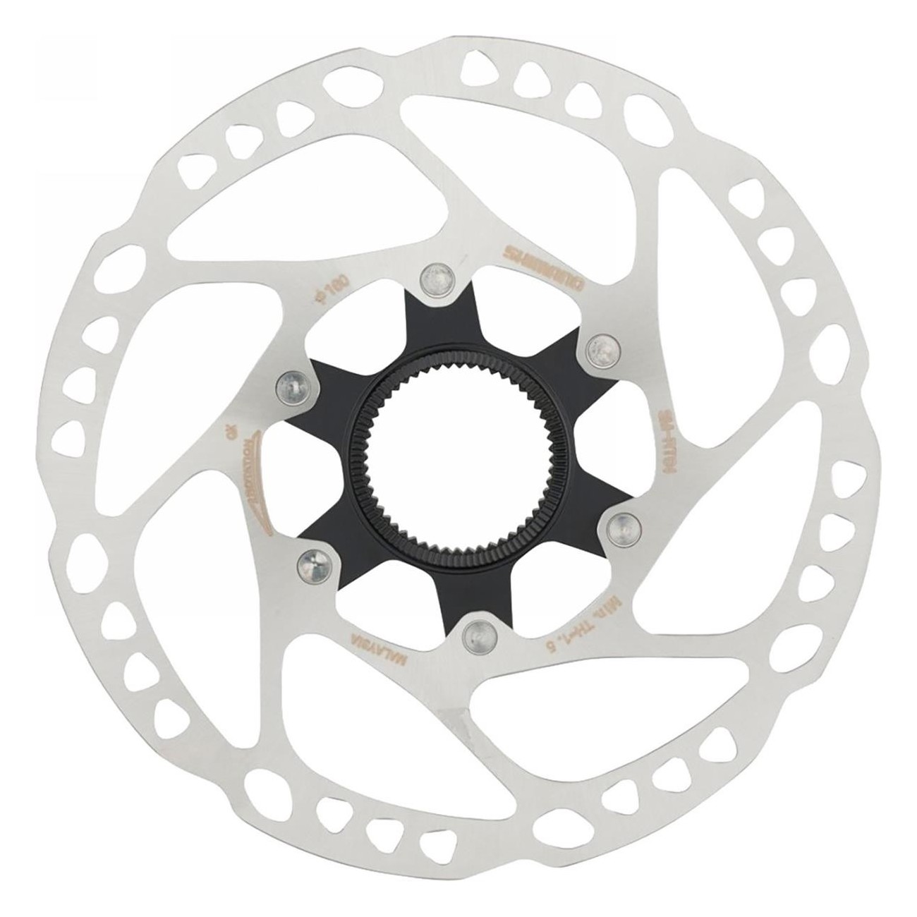 Shimano Deore SM-RT64 160mm Brake Disc with Internal Locking Ring - 1