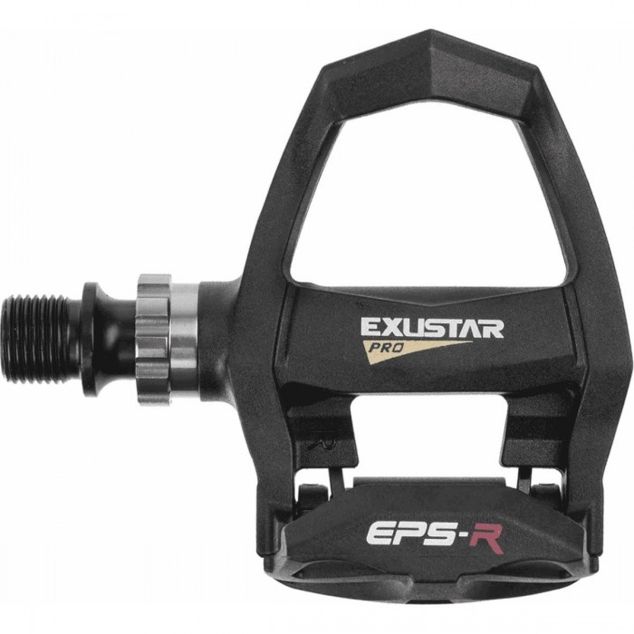 Pedales Exustar E-PR200BK Cr-Mo Negros para Bicicleta de Carretera - 1