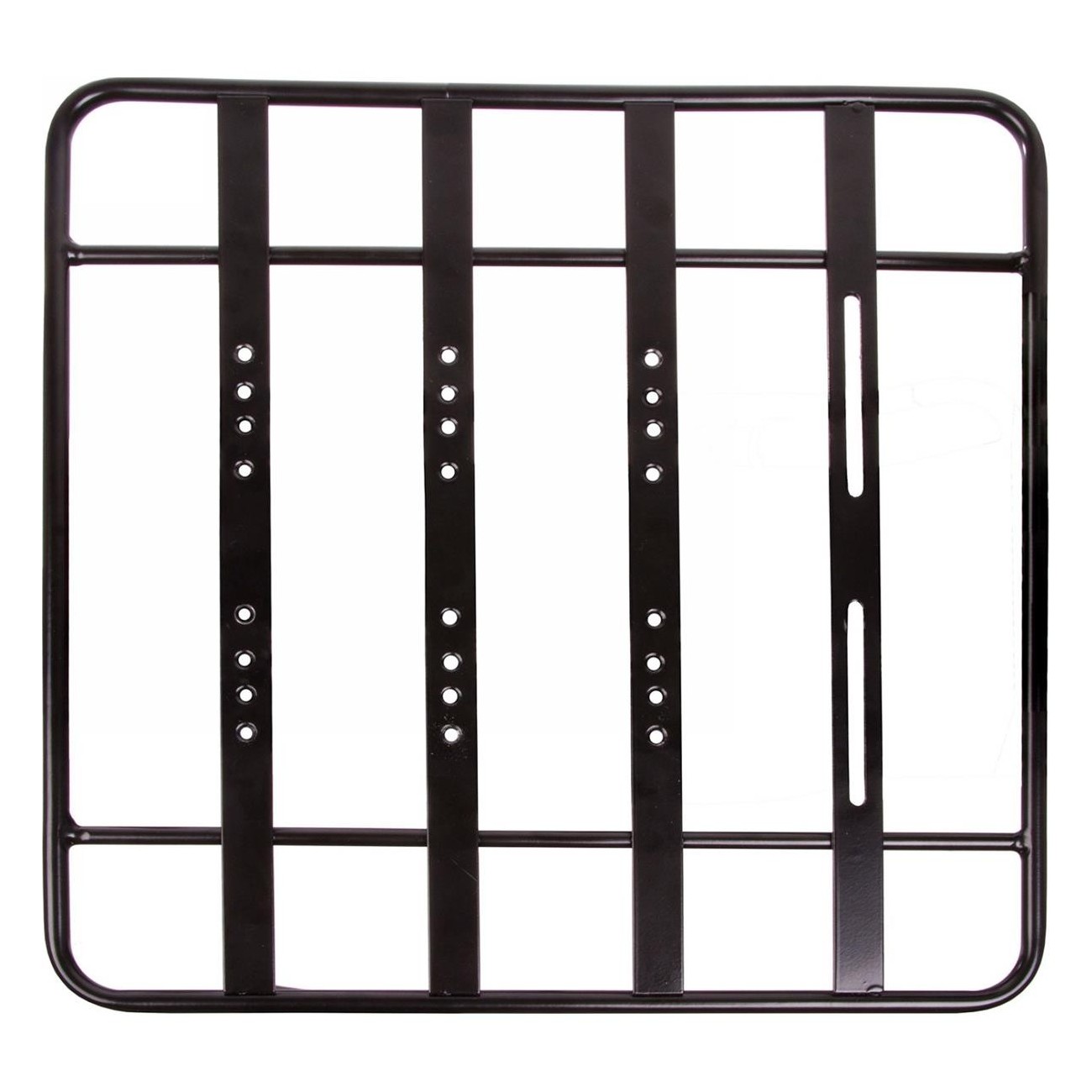 Black Aluminum Racky Baseplate 400x400mm with Mounting Kit - 5