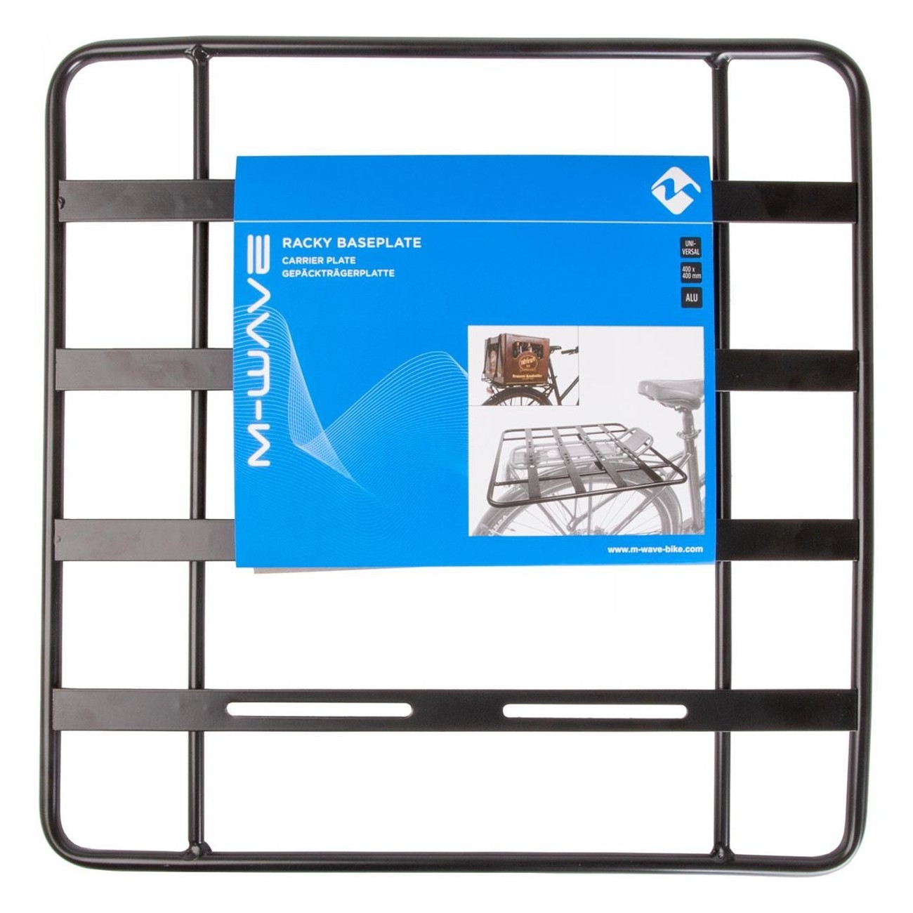 Plaque de support Racky Baseplate en aluminium noir 400x400mm avec kit de montage - 8