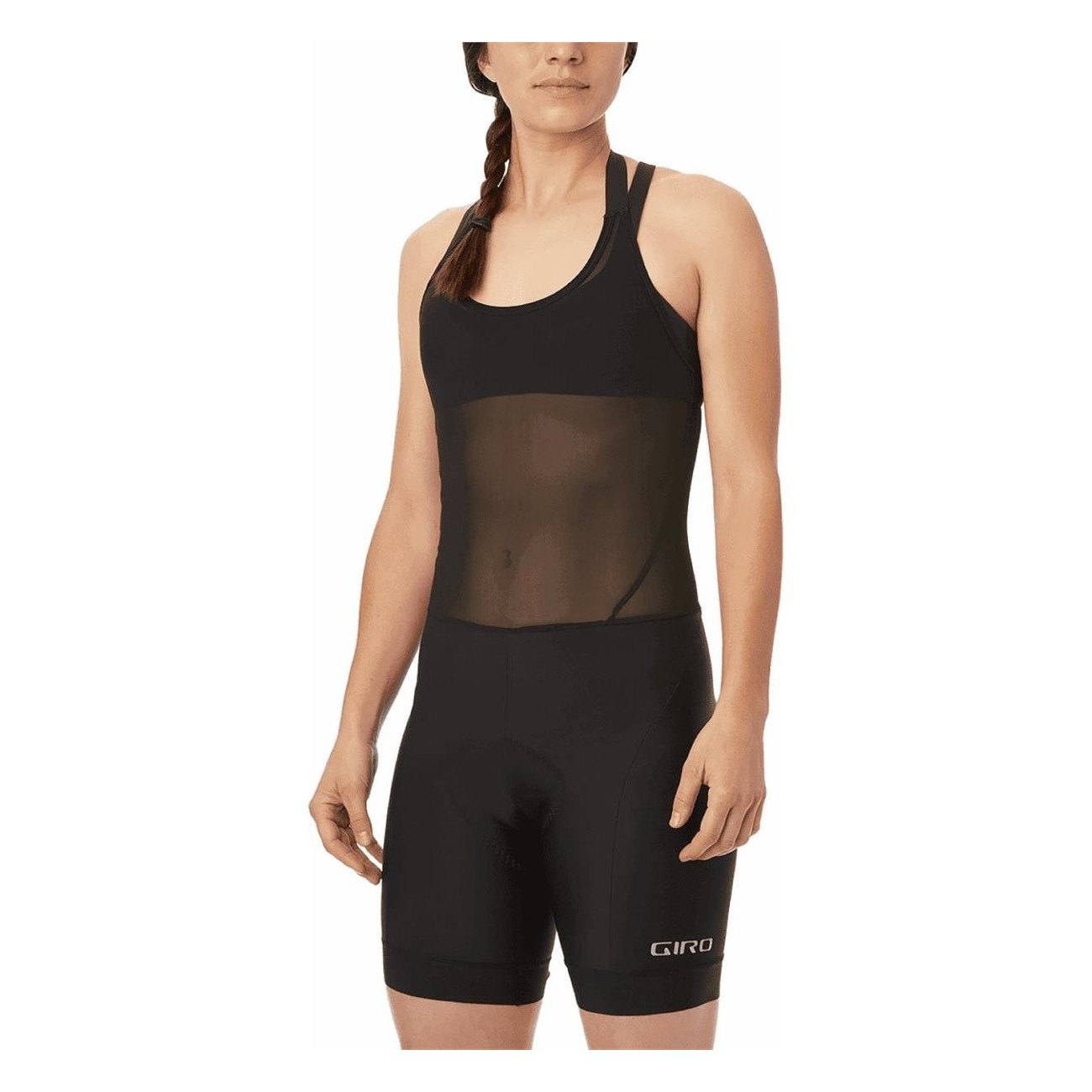 Women's Chrono Sport Halter Bib Shorts Black XS Summer - Comfort & Sustainability - 3