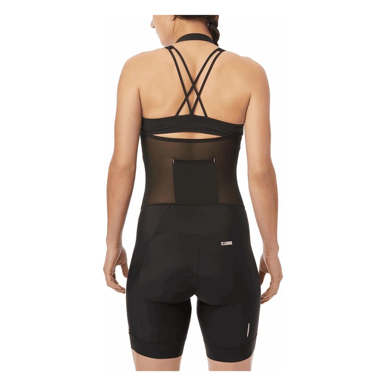 Women's Chrono Sport Halter Bib Shorts Black XS Summer - Comfort & Sustainability - 4