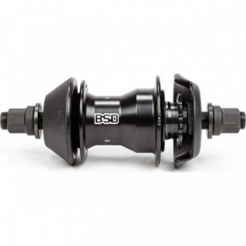 West Coaster V2 RHD Rear Hub with Hub Guards - Black - 1