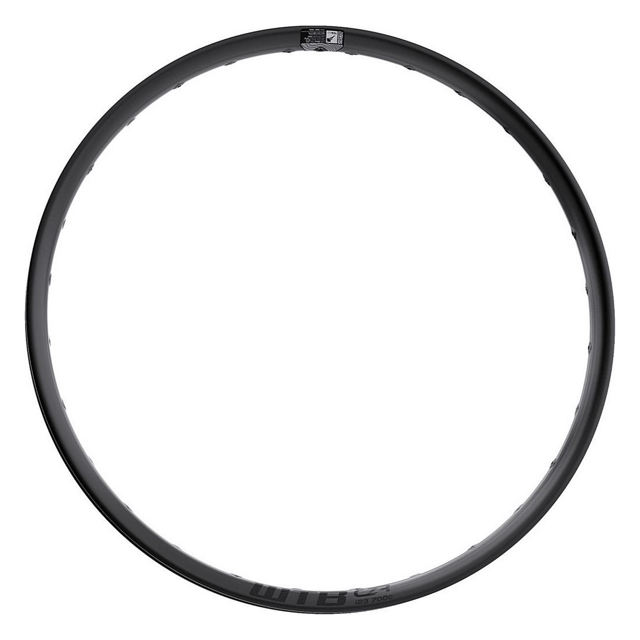 WTB CZR i23 700c TCS 2.0 Carbon Rim, 28 Holes, Black - For Road, Gravel, Trail - 2