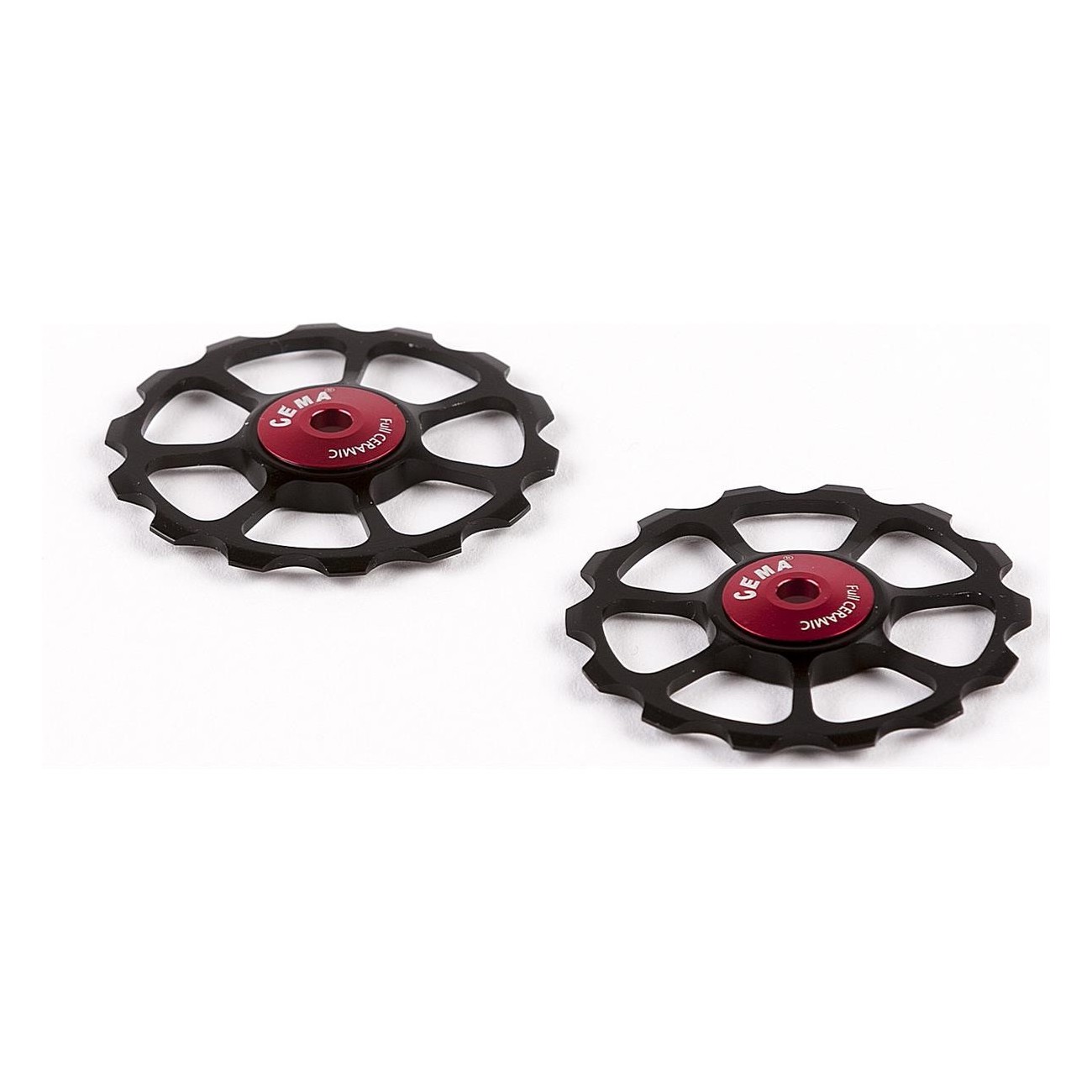 Ceramic Pulleys for SRAM XX1/XO1 - Compatible 10/11s, Black - 1