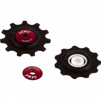 Ceramic Pulleys for SRAM XX1/XO1 - Compatible 10/11s, Black - 2