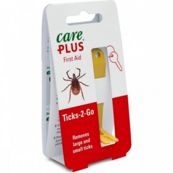 Care Plus Ticks-2-Go: Pinza per Rimozione Sicura e Veloce delle Zecche - 1 - Protezione da insetti - 8714024384962