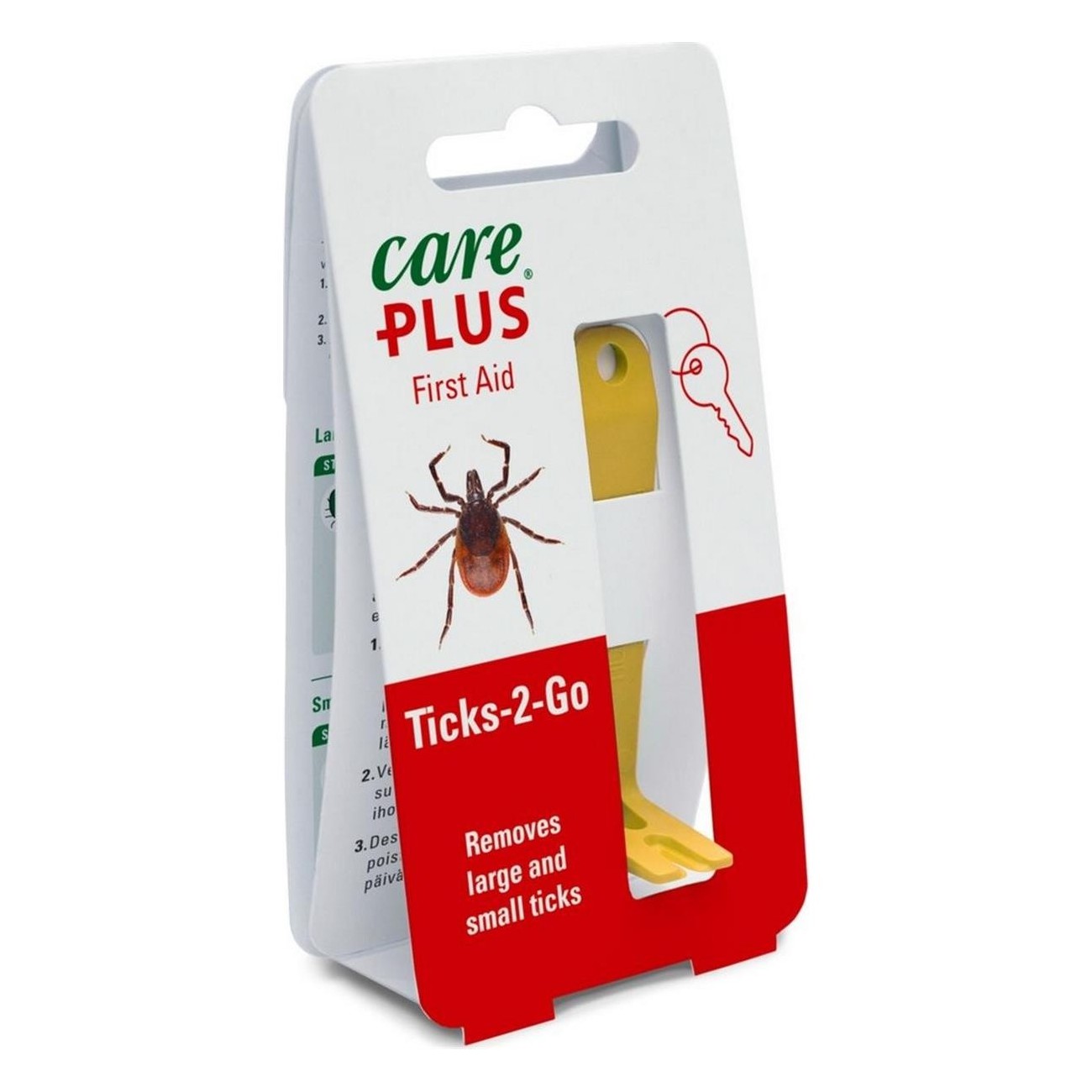 Care Plus Ticks-2-Go: Pinza per Rimozione Sicura e Veloce delle Zecche - 1 - Protezione da insetti - 8714024384962