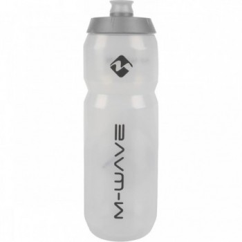 M-Wave 750ml Transparent and Silver Plastic Water Bottle - 1