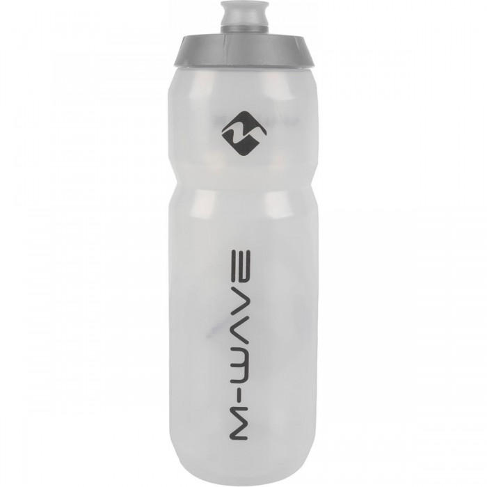 M-Wave 750ml Transparent and Silver Plastic Water Bottle - 1