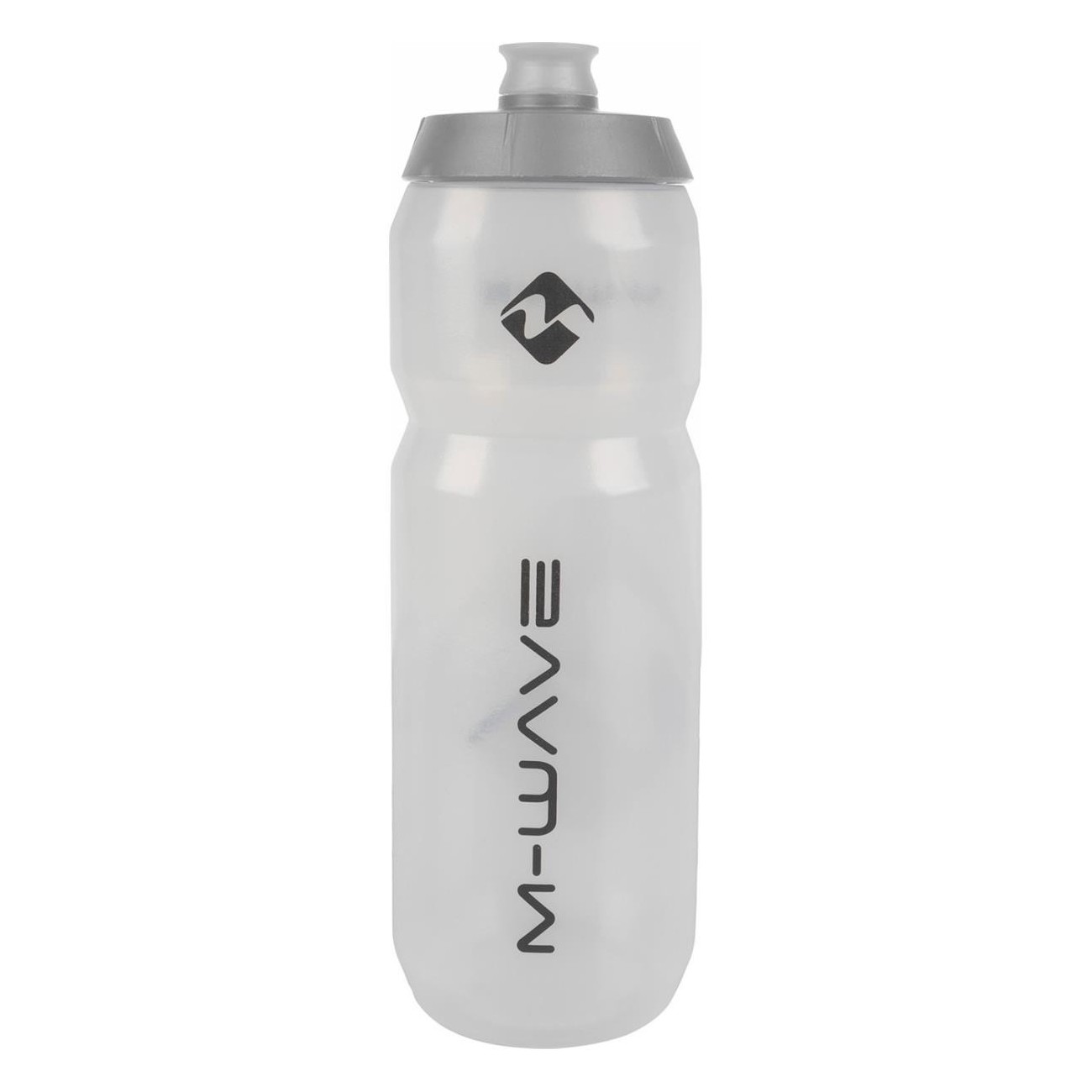 M-Wave 750ml Transparent and Silver Plastic Water Bottle - 1